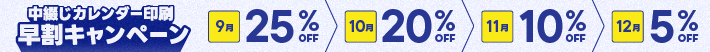 早割キャンペーン